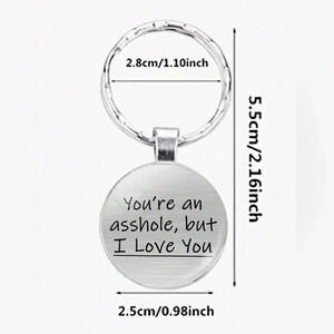 -Final price-Funny saying Key chain🤣